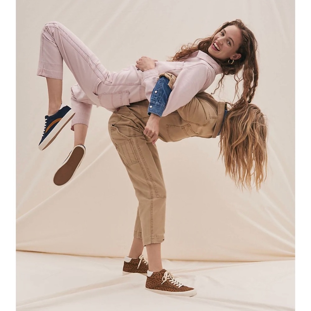 Madewell x Dickies khaki tan workwear coveralls jumpsuit